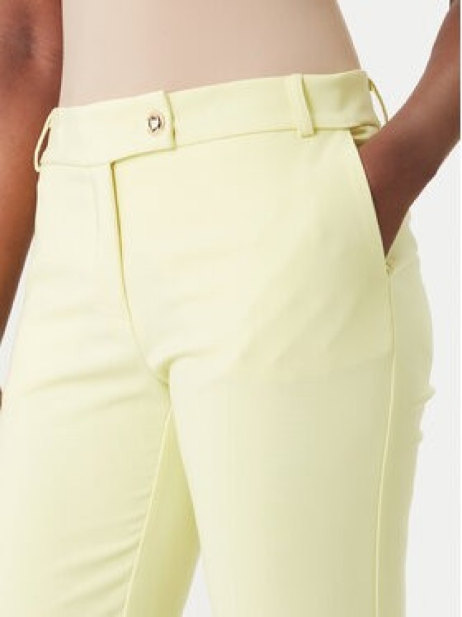 Rinascimento Spodnie materiałowe CFC0128638003 Żółty Slim Fit
