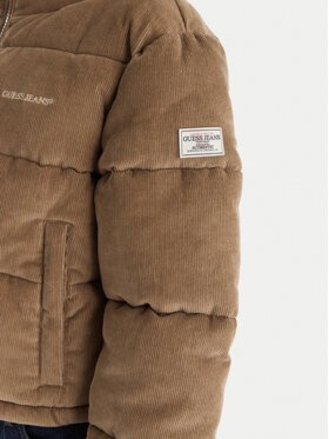 Guess Jeans Kurtka zimowa W5BL17 W2061 Beżowy Regular Fit