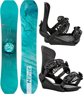 Zestaw Deska snowboardowa Raven PRO Marble Carbon + Wiązania Raven King