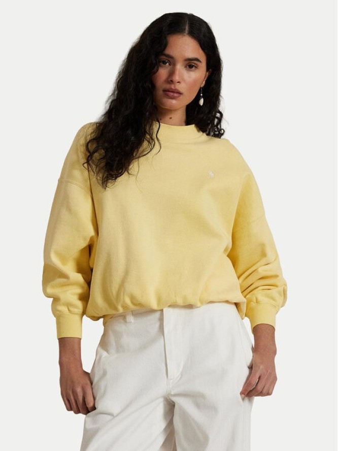 Polo Ralph Lauren Bluza 211965111001 Żółty Oversize