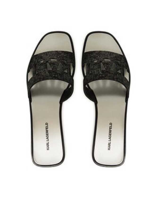 KARL LAGERFELD Klapki Skoot II KL80402 Czarny