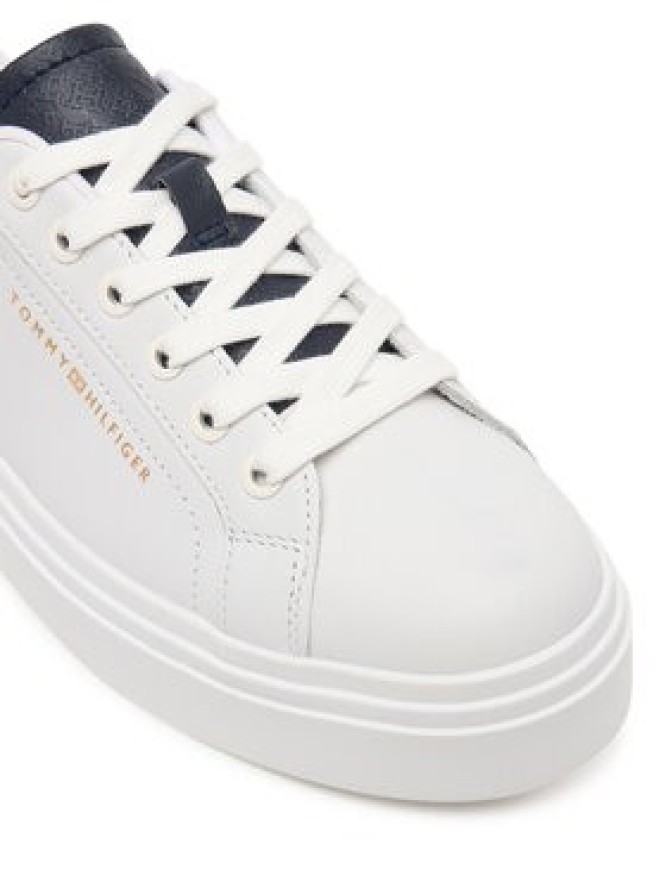 Tommy Hilfiger Sneakersy Th Feminine Platform Monogram FW0FW09594 Biały