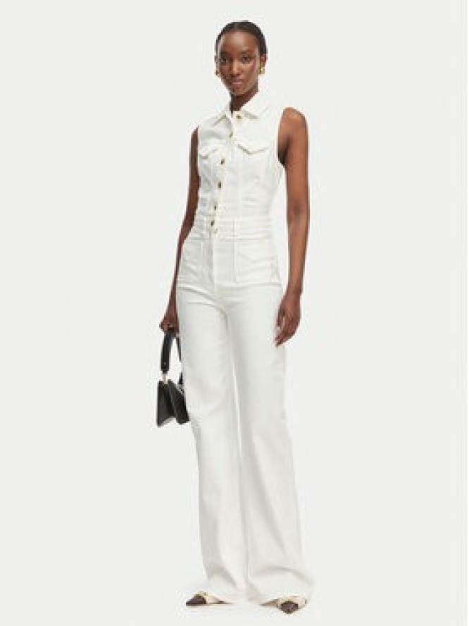 Elisabetta Franchi Kombinezon TJ-45N-61E2-V550 Biały Regular Fit