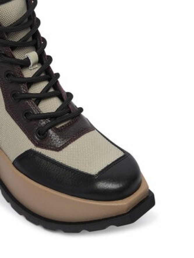 United Nude Trzewiki Roko Combat 11045161165 Brązowy ciemny