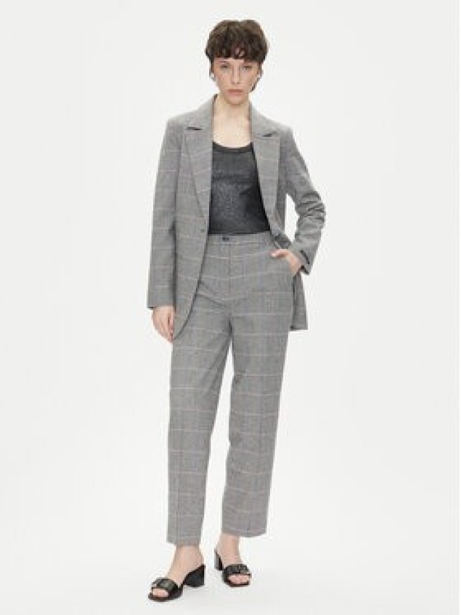 Pepe Jeans Spodnie materiałowe PL211799 Szary Straight Fit