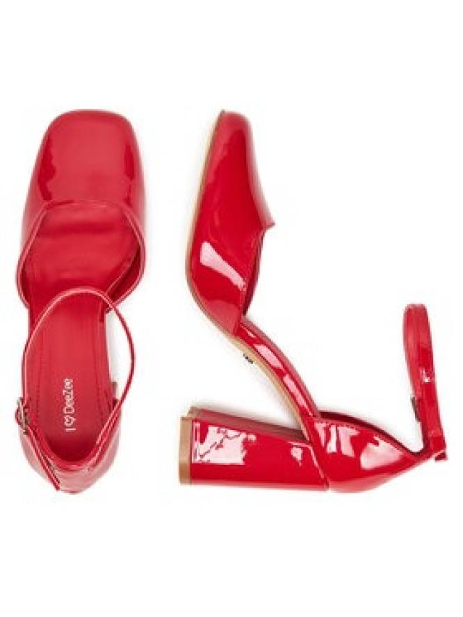 DeeZee Czółenka LWRK321-1 Czerwony