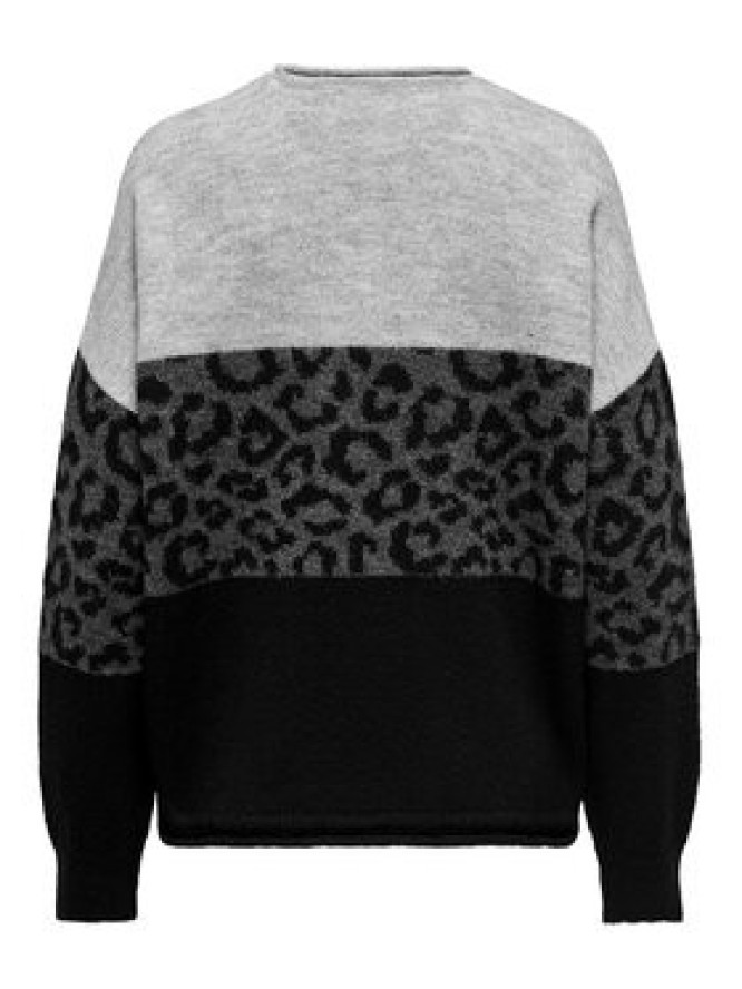 ONLY Sweter Jade 15294969 Szary Regular Fit