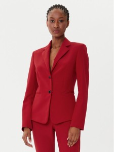 HUGO Marynarka Agonia-1 50539976 Czerwony Slim Fit