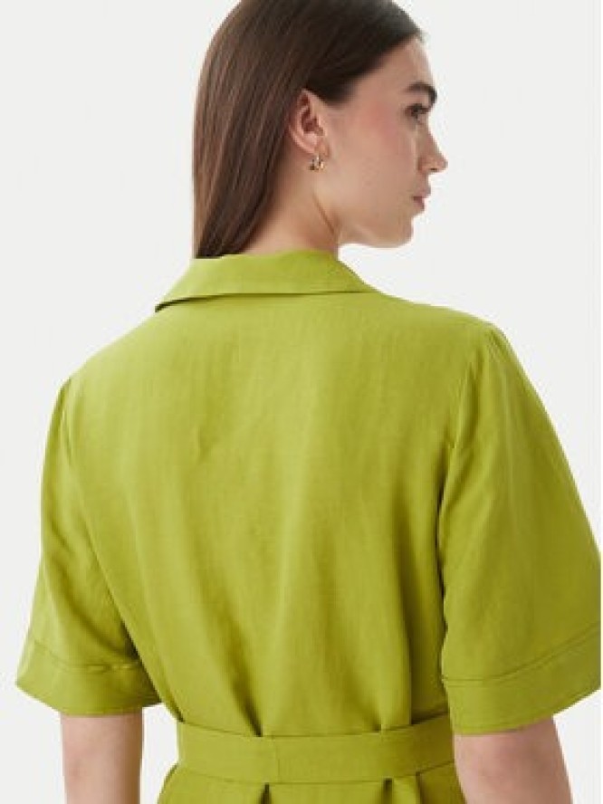 Marella Sukienka koszulowa Detto 2615221082 Zielony Regular Fit