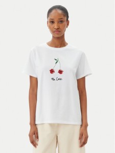 Marella T-Shirt Cappero 2515971052 Biały Regular Fit