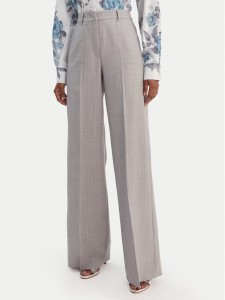 Marella Spodnie materiałowe Giunchi 2613131101 Szary Straight Fit