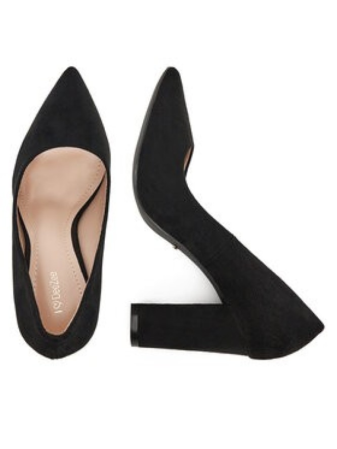 DeeZee Czółenka LB9901-BLACK SU Czarny