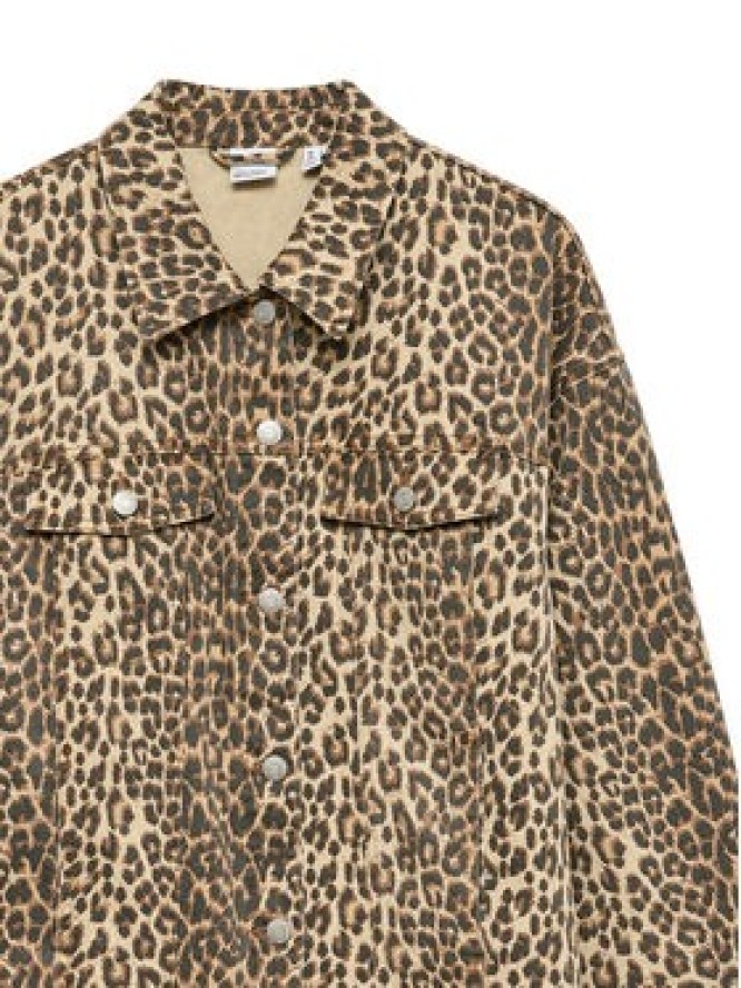 Vero Moda Kurtka jeansowa Tessa 10329961 Brązowy Oversize