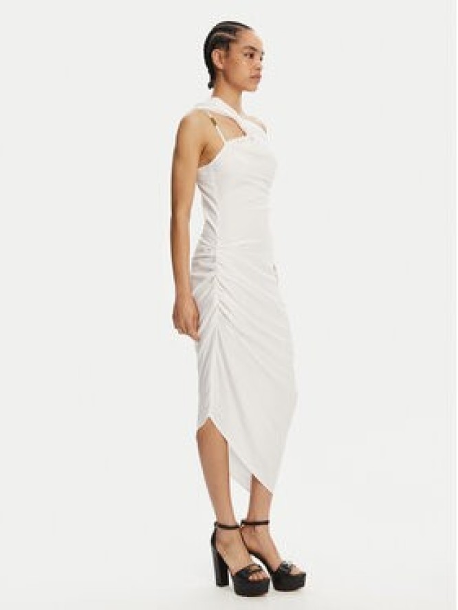 Versace Jeans Couture Sukienka koktajlowa 78HAO903 Biały Slim Fit