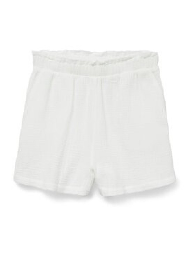 Vero Moda Szorty materiałowe Natali 10279687 Biały Baggy Fit