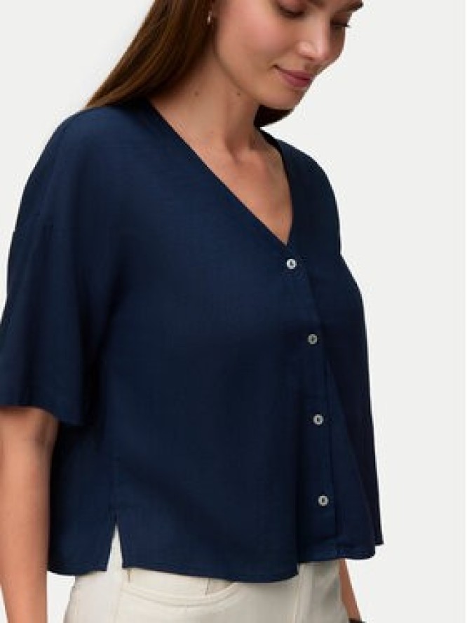 Vero Moda Koszula Rosie 10346914 Granatowy Loose Fit