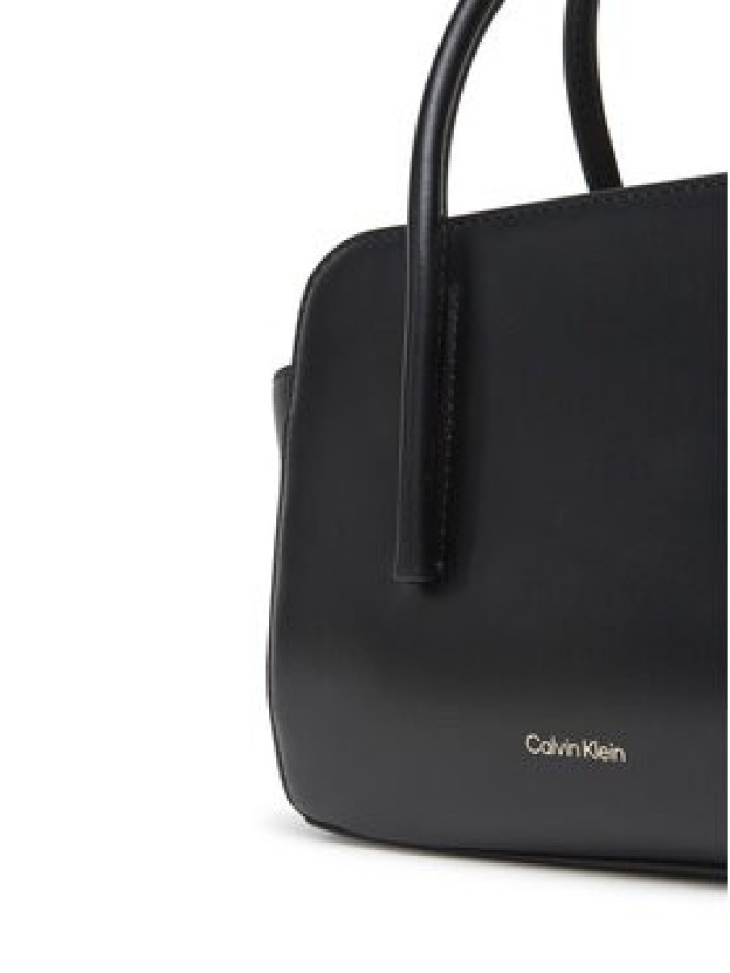 Calvin Klein Torebka Carryall Micro Leather Tote LV04F3057G Czarny