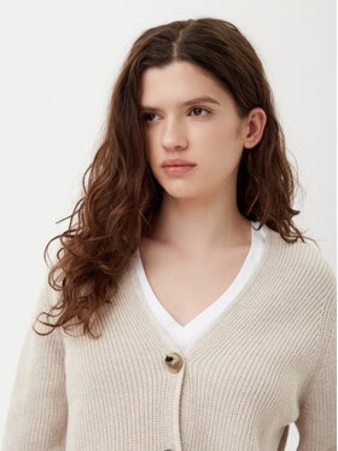 Marc O'Polo Kardigan B01605961069 Beżowy Regular Fit