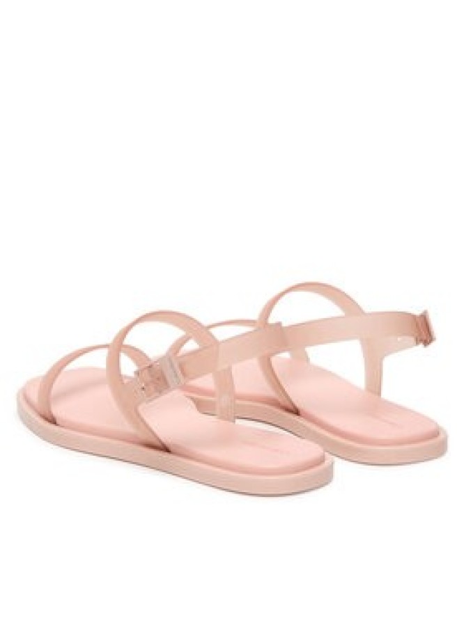 Calvin Klein Sandały Jelly Sandal Sling Mat Tran Tpu HW0HW02969 Beżowy