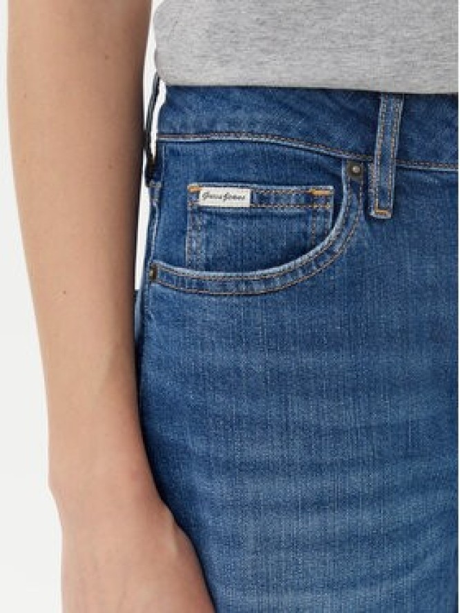 Guess Jeans Jeansy W5YA0O D0021 Niebieski Wide Leg