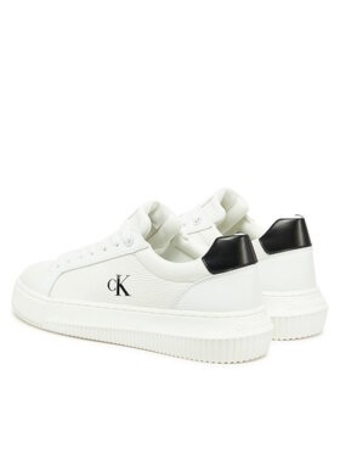Calvin Klein Jeans Sneakersy Chunky Cupsole Low Mg YW0YW01769 Biały