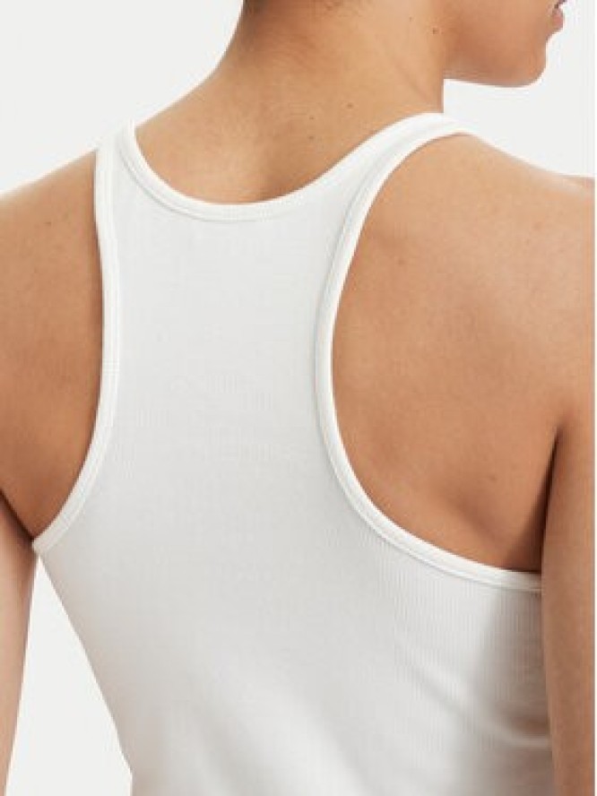 Tommy Jeans Top Racerback DW0DW22264 Biały Slim Fit