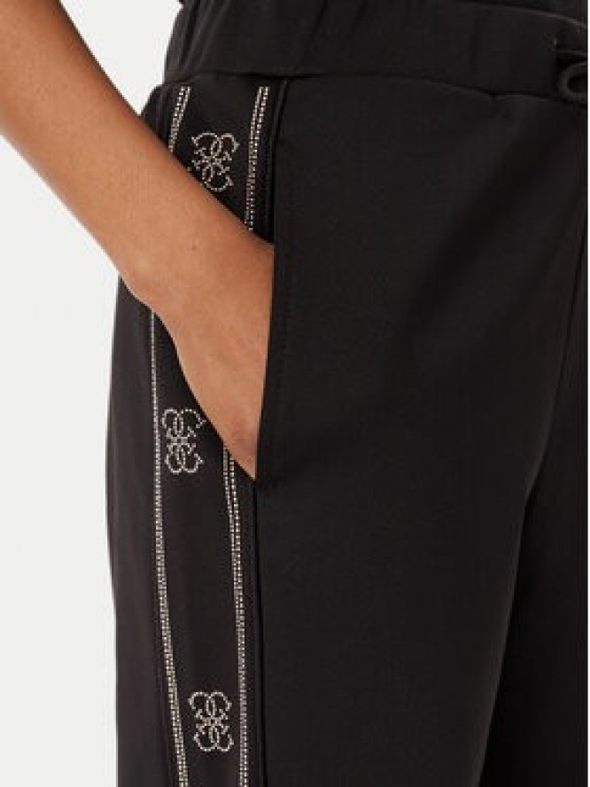 Guess Spodnie dresowe V5BB23 KCX22 Czarny Wide Leg