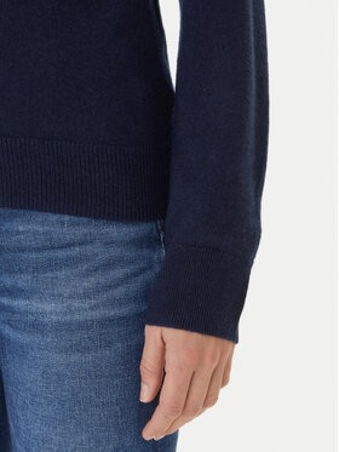 Tommy Hilfiger Sweter WW0WW47468 Granatowy Regular Fit