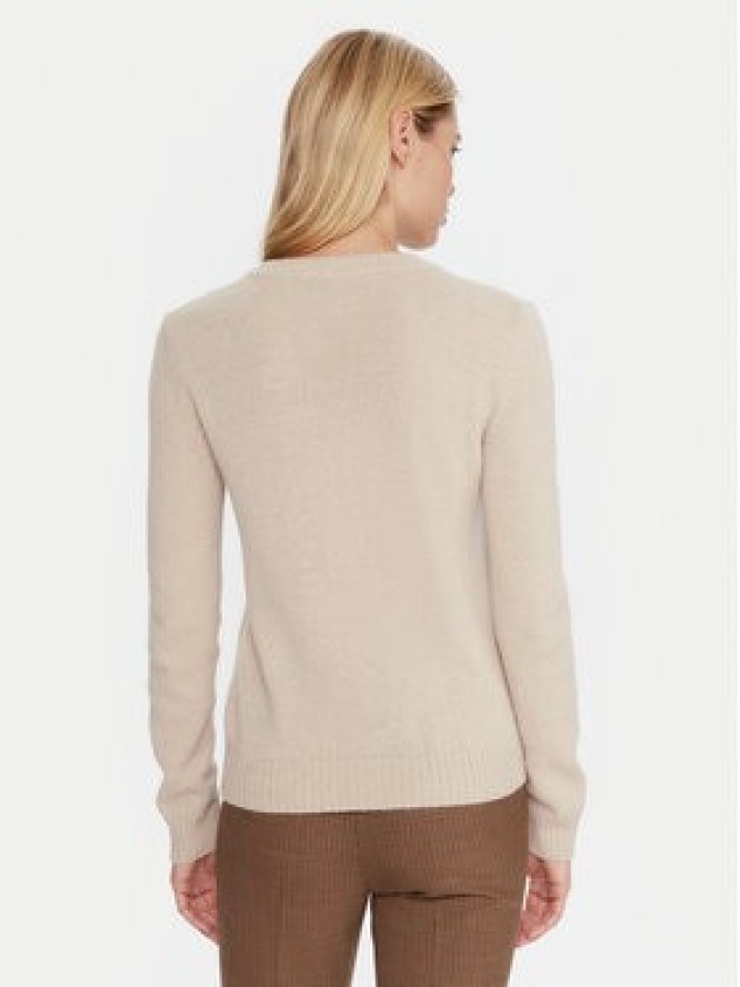 Weekend Max Mara Sweter Nitra 2525366292 Beżowy Regular Fit