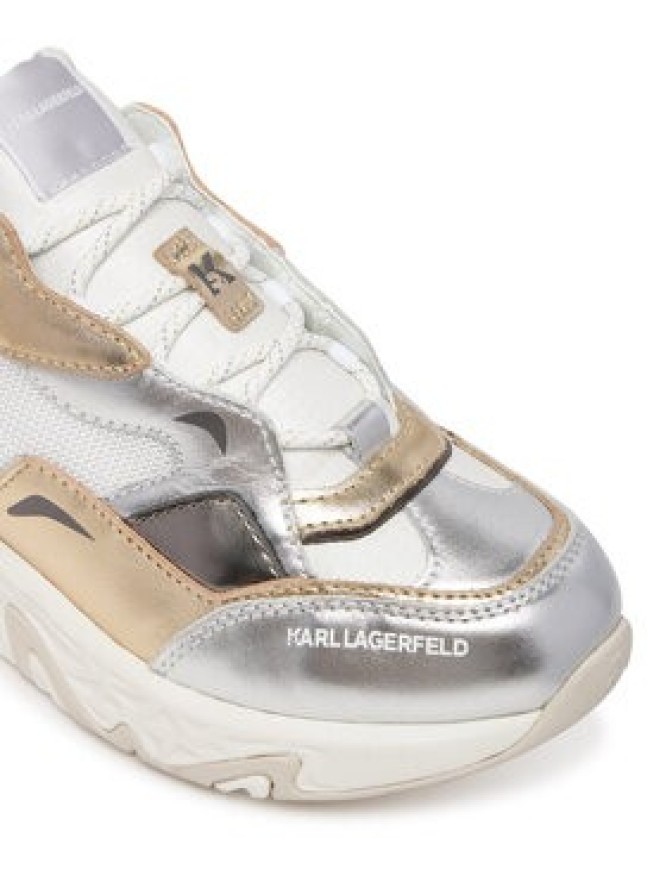 KARL LAGERFELD Sneakersy KL62425A Srebrny