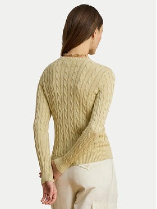 LAUREN RALPH LAUREN Kardigan Cable 200P14040501 Beżowy Regular Fit
