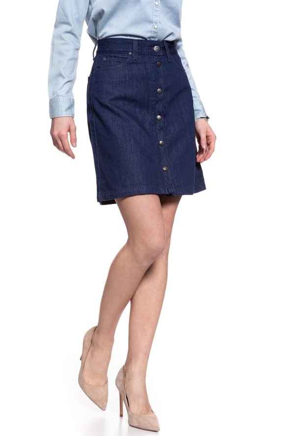 SPÓDNICA JEANSOWA LEE A LINE SKIRT RINSE L38NRC36 112108289