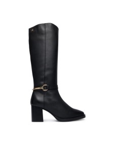 Tommy Hilfiger Kozaki Th Stud Heel Riding Knee Boot FW0FW09551 Czarny