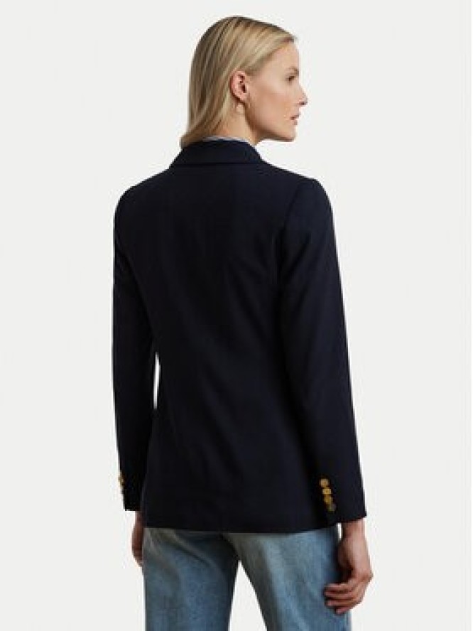 LAUREN RALPH LAUREN Marynarka 200911071001 Granatowy Straight Fit