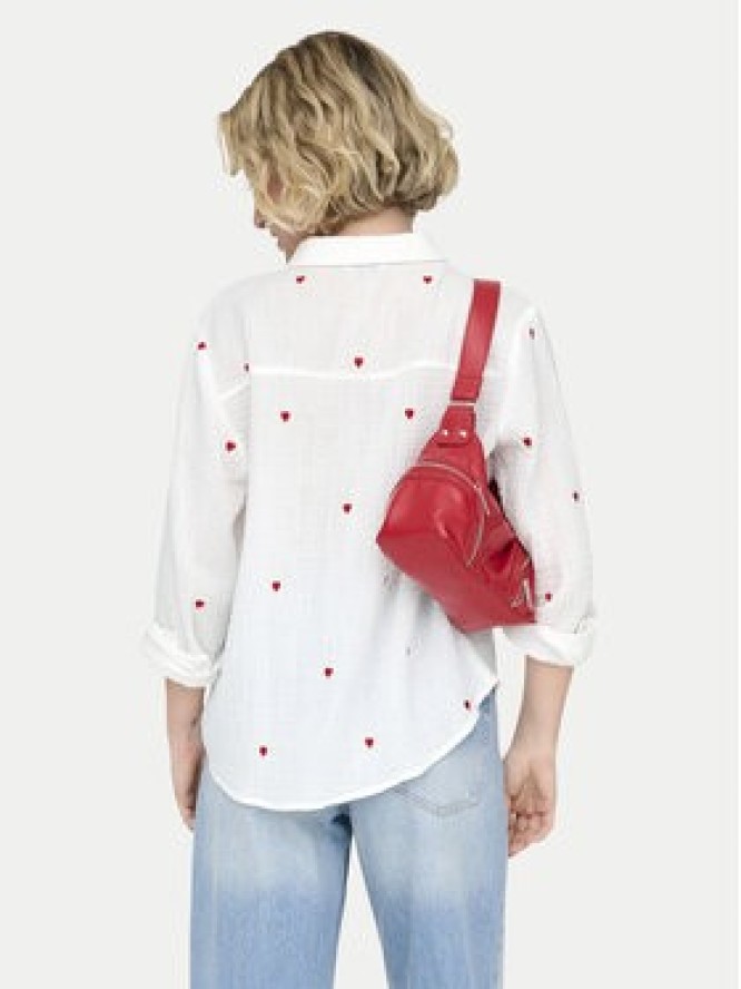 ONLY Koszula Heart 15332482 Biały Regular Fit