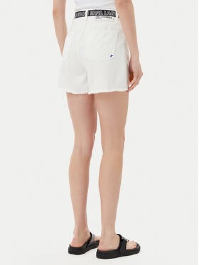 Karl Lagerfeld Jeans Szorty jeansowe A2W10039 Biały Regular Fit