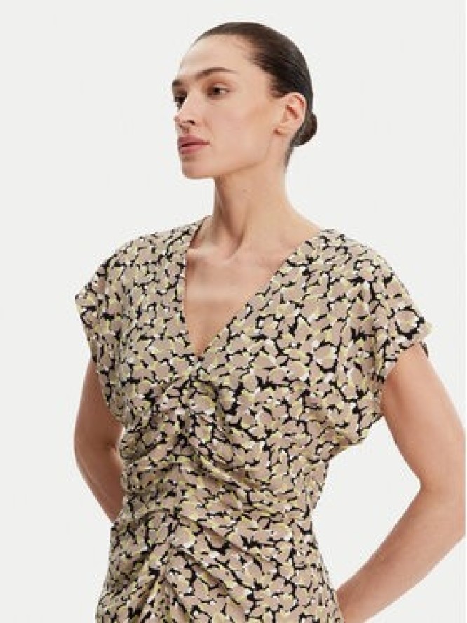 French Connection Sukienka codzienna 71YCV Khaki Regular Fit