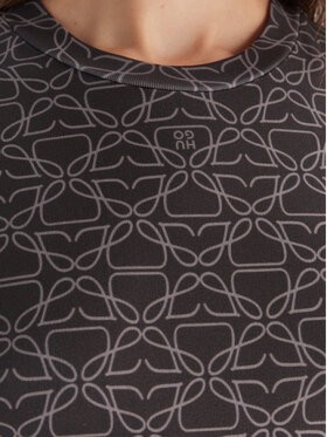 HUGO Sukienka codzienna Nastan 50542400 Czarny Slim Fit