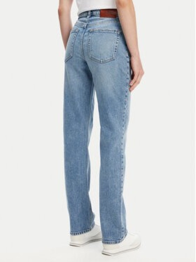 Calvin Klein Jeans Jeansy LV047B914G Niebieski Straight Fit