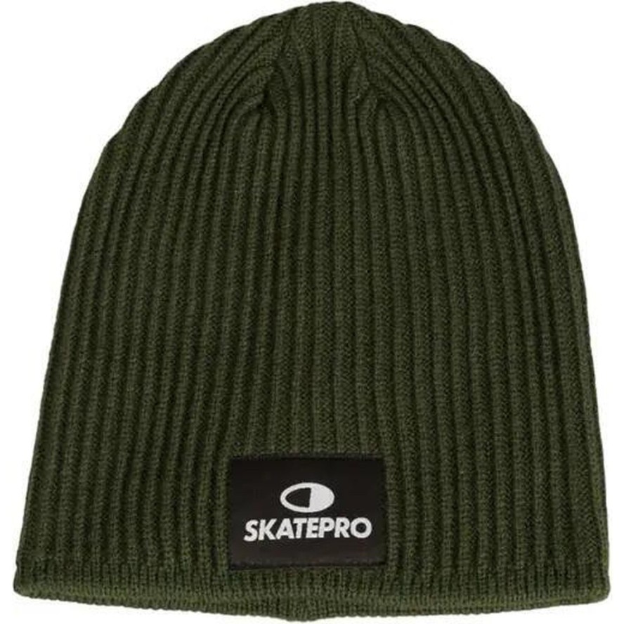 Odzież Beanies unisex SkatePro Long Skate Beanie Czapka - Army