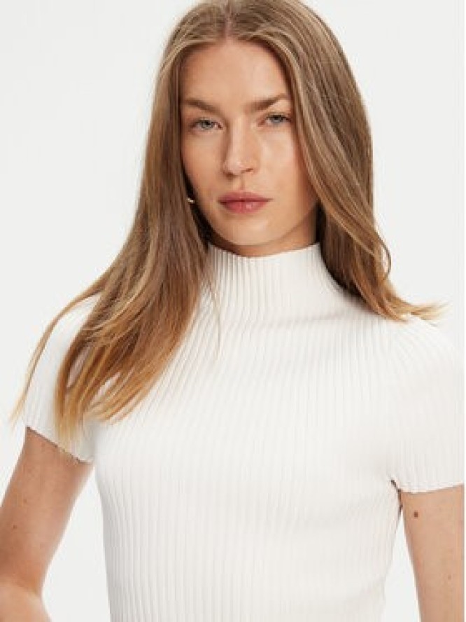 Guess Sweter W5YR04 Z0040 Biały Regular Fit