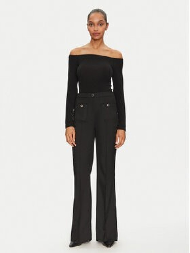 Morgan Spodnie materiałowe 251-PFLAC.F Czarny Bootcut Fit