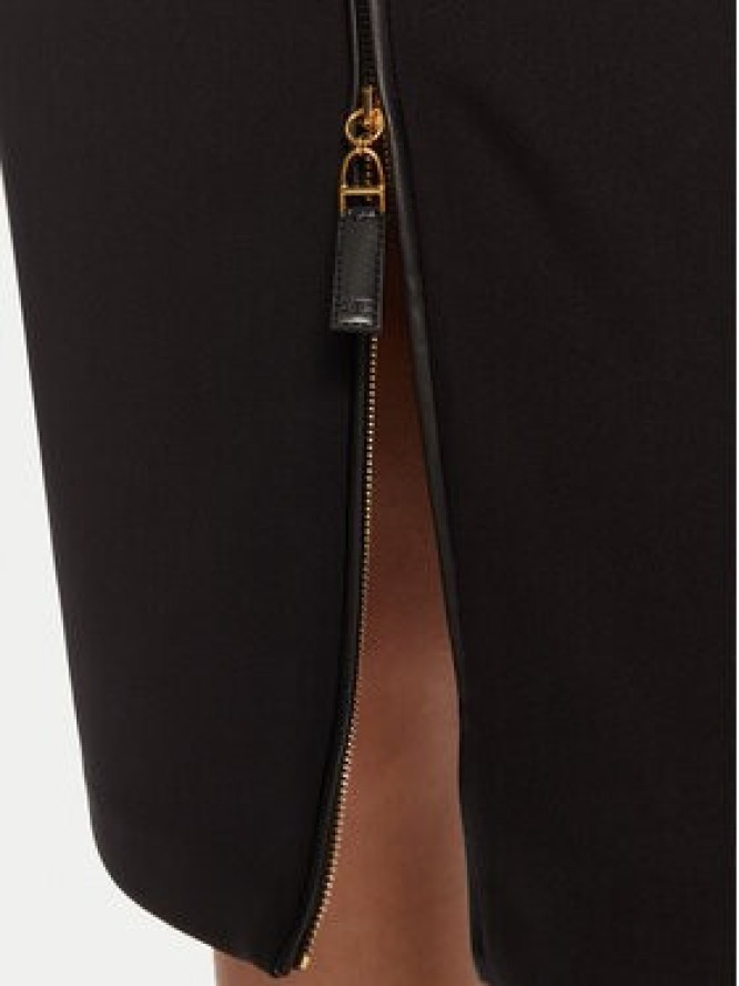 Elisabetta Franchi Spódnica ołówkowa GO-134-56E2-V390 Czarny Regular Fit
