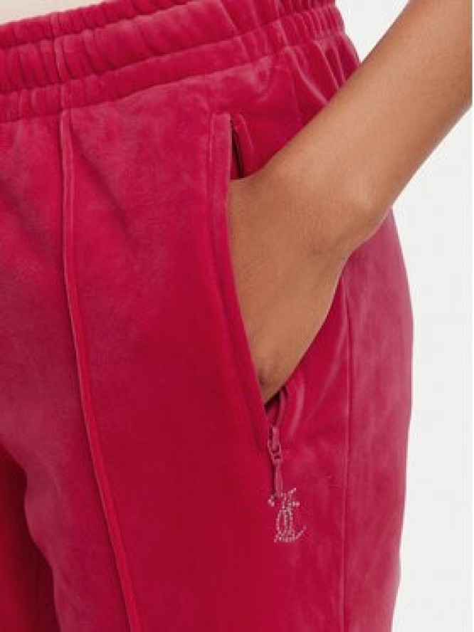 Juicy Couture Spodnie dresowe Tina JCAPW045 Czerwony Regular Fit