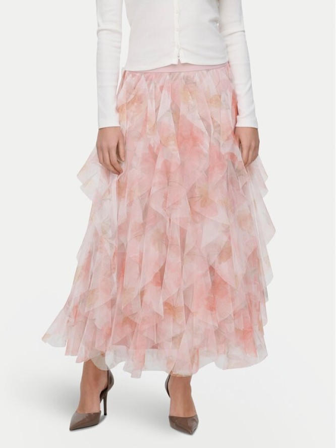 ONLY Spódnica tiulowa Sky 15374548 Biały Regular Fit