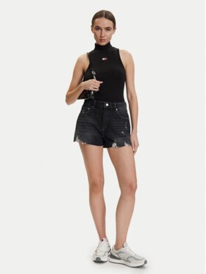 Tommy Jeans Szorty jeansowe DW0DW22687 Czarny Regular Fit