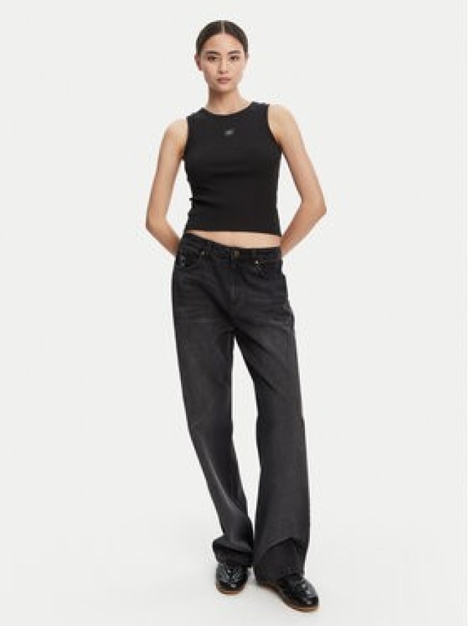 Calvin Klein Jeans Top LV047C201G Czarny Slim Fit