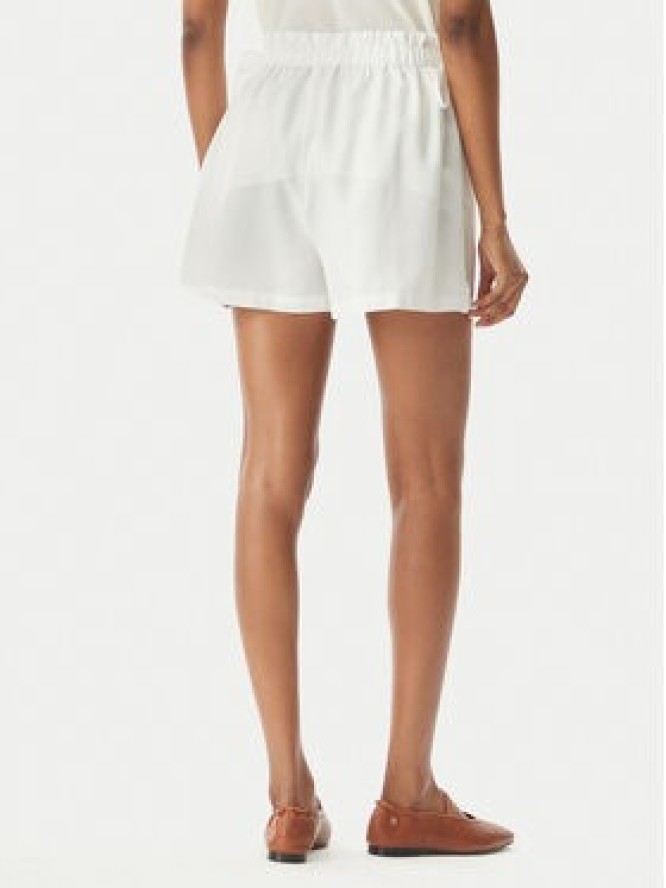 Seafolly Szorty materiałowe Beach Edit 55721-SH Biały Relaxed Fit