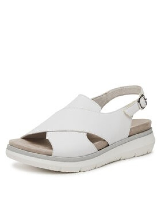 Remonte Sandały D2K56-80 Biały