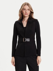 Rinascimento Marynarka CFC0126214003 Czarny Slim Fit